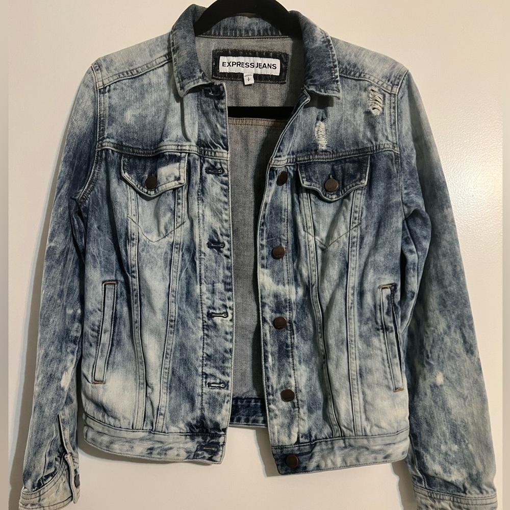 Express Light Blue Denim Jacket